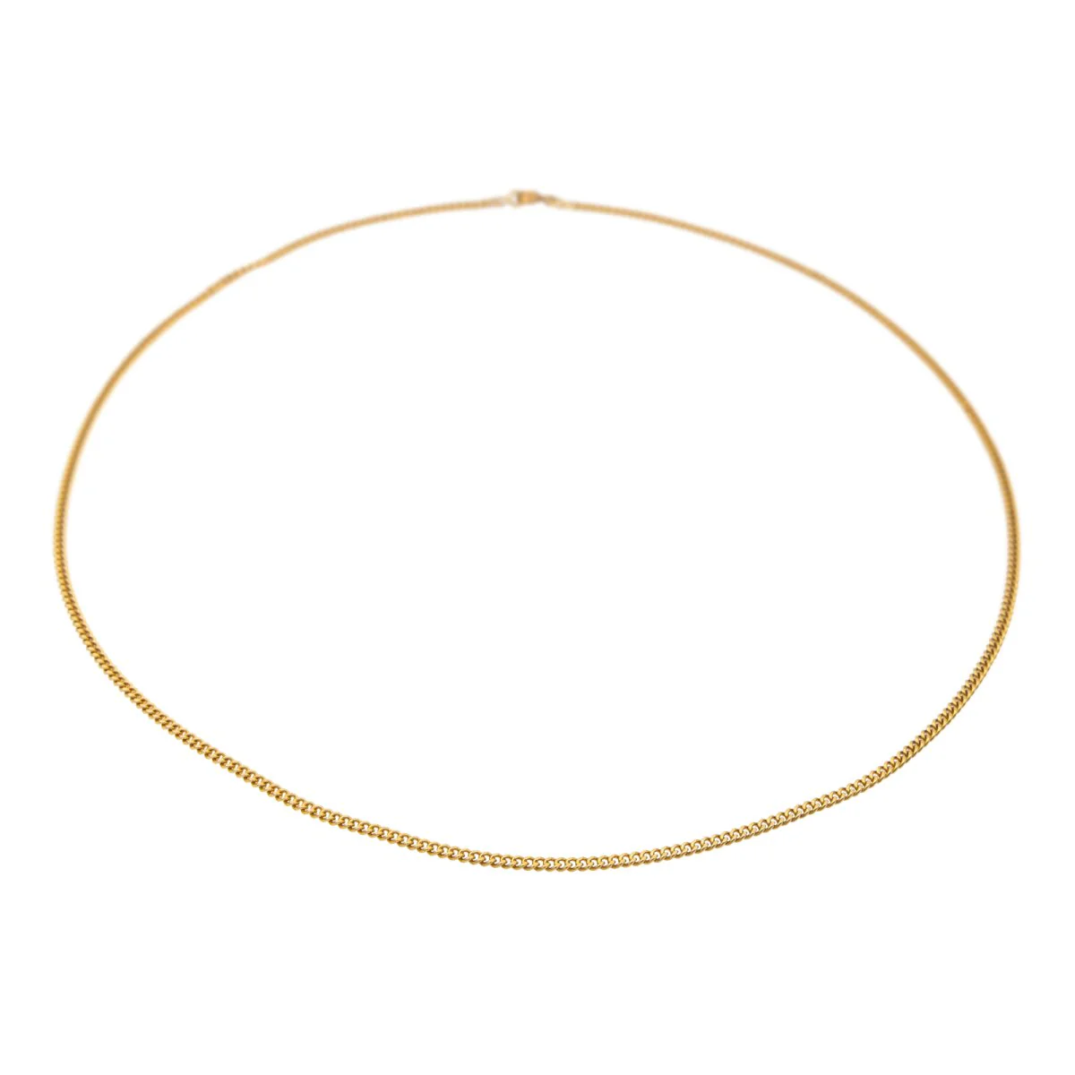 English mesh necklace Yellow gold - Image 7
