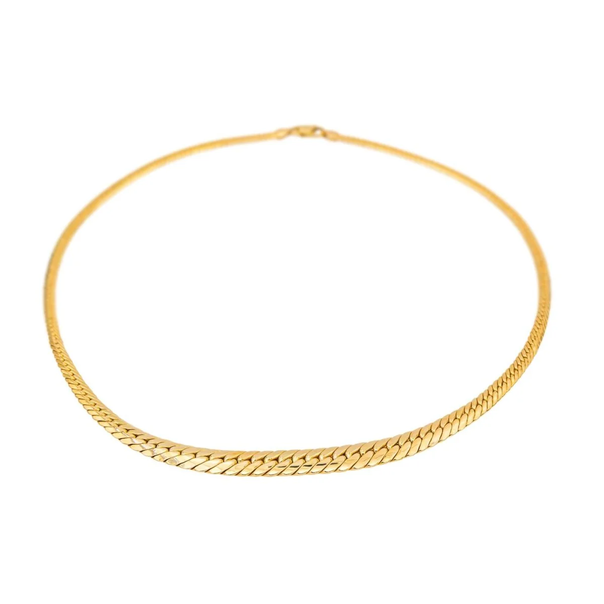 Necklace Mesh in yellow gold - Image 3
