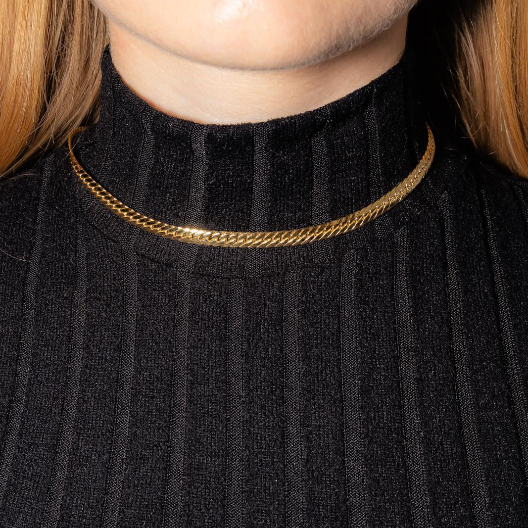 Maille necklace in yellow gold - Image 2