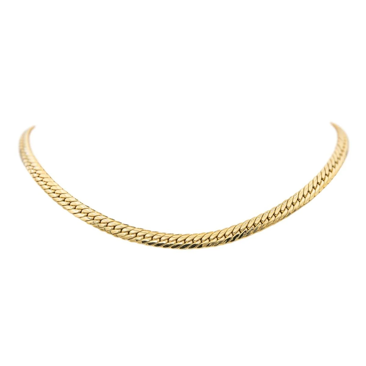 Maille necklace in yellow gold - Image 3