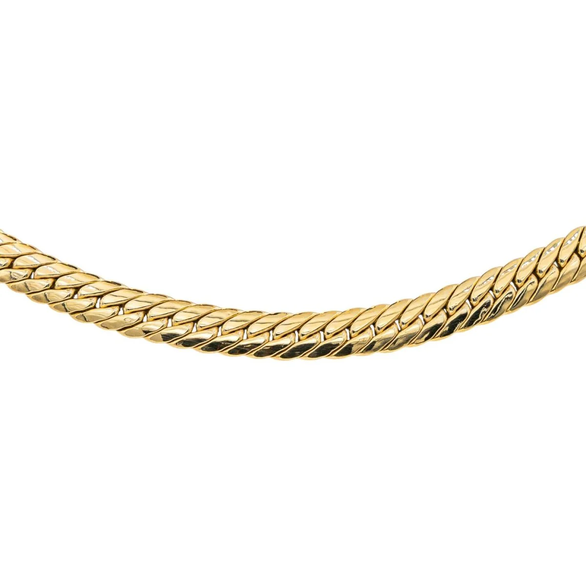 Maille necklace in yellow gold - Image 4