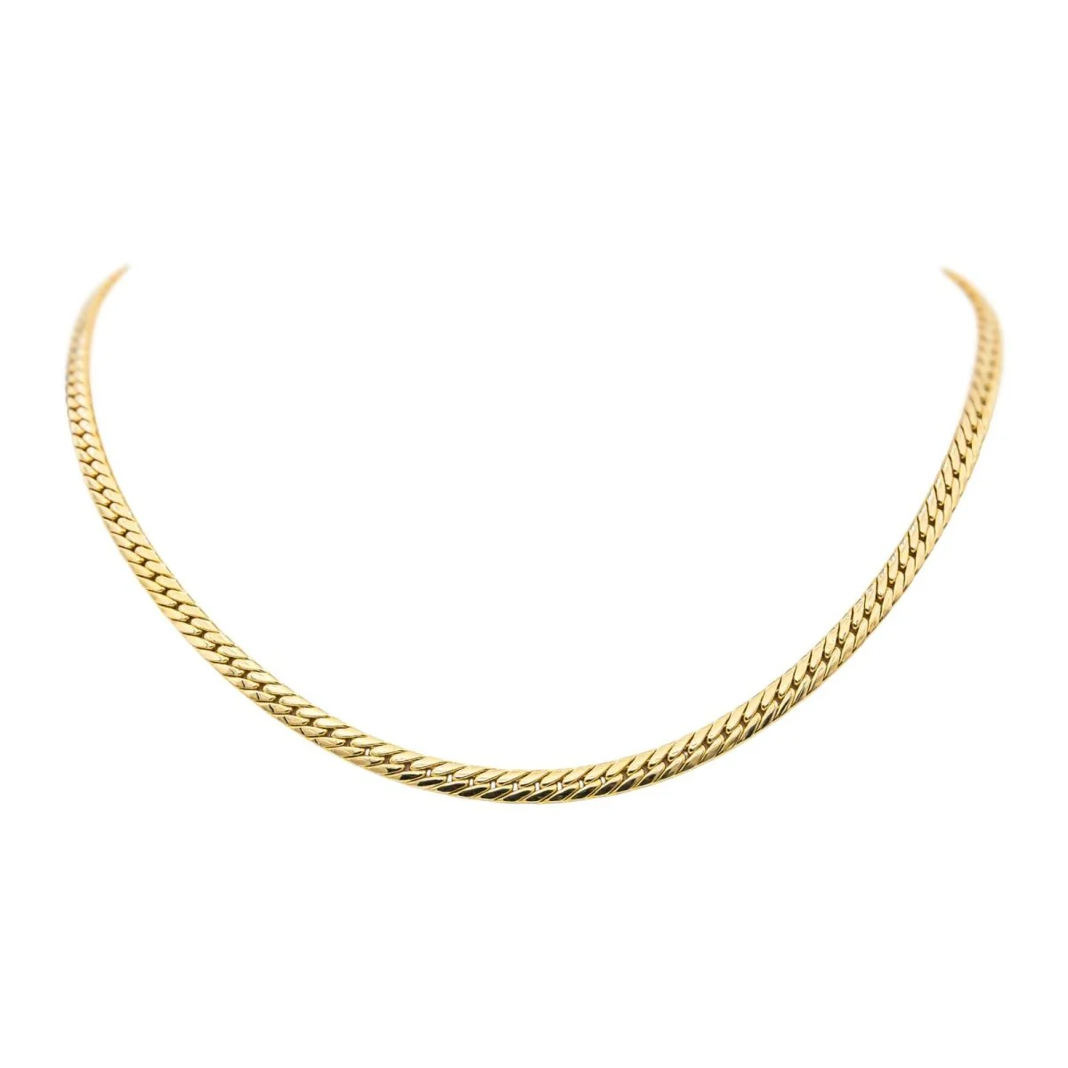 Link Necklace in Yellow gold
