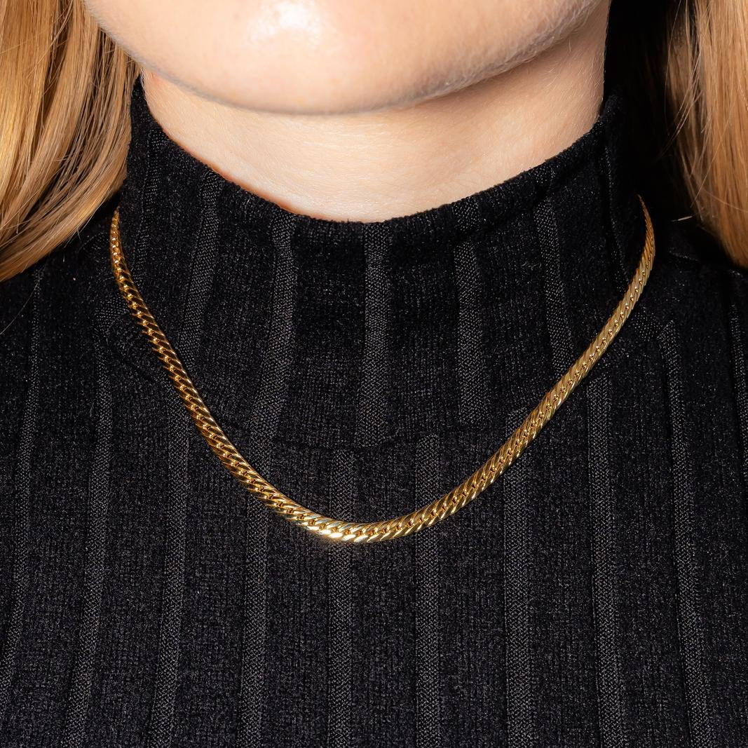 Link Necklace in Yellow gold - Image 2