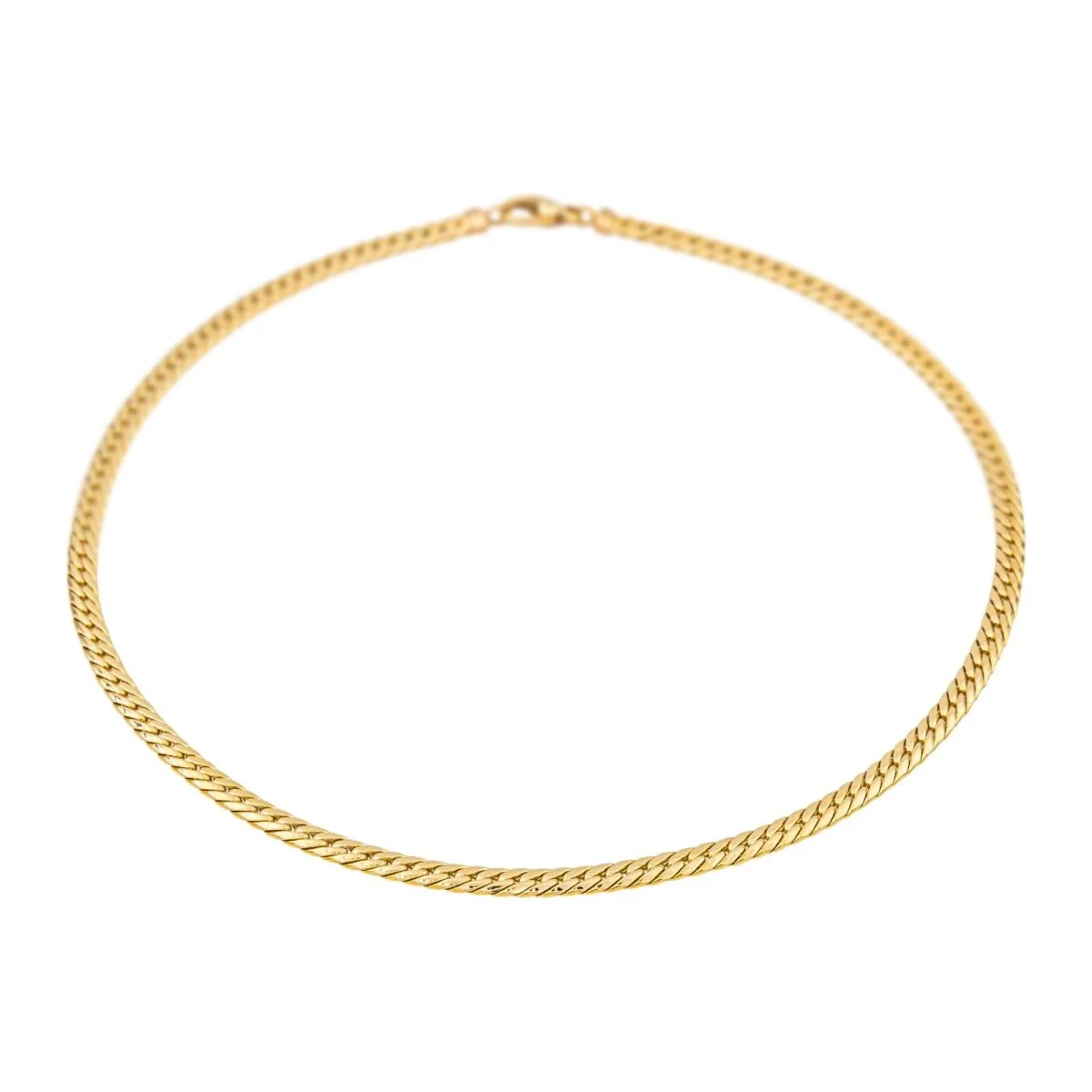 Link Necklace in Yellow gold - Image 3
