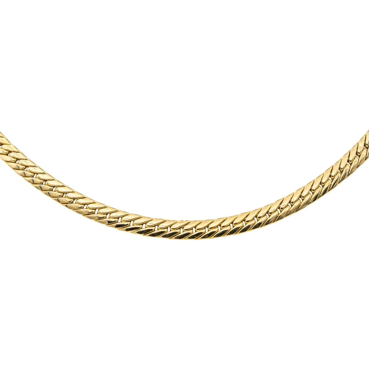 Link Necklace in Yellow gold - Image 4