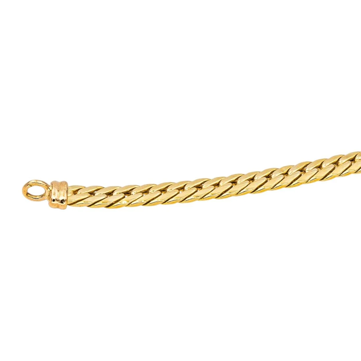 Link Necklace in Yellow gold - Image 6