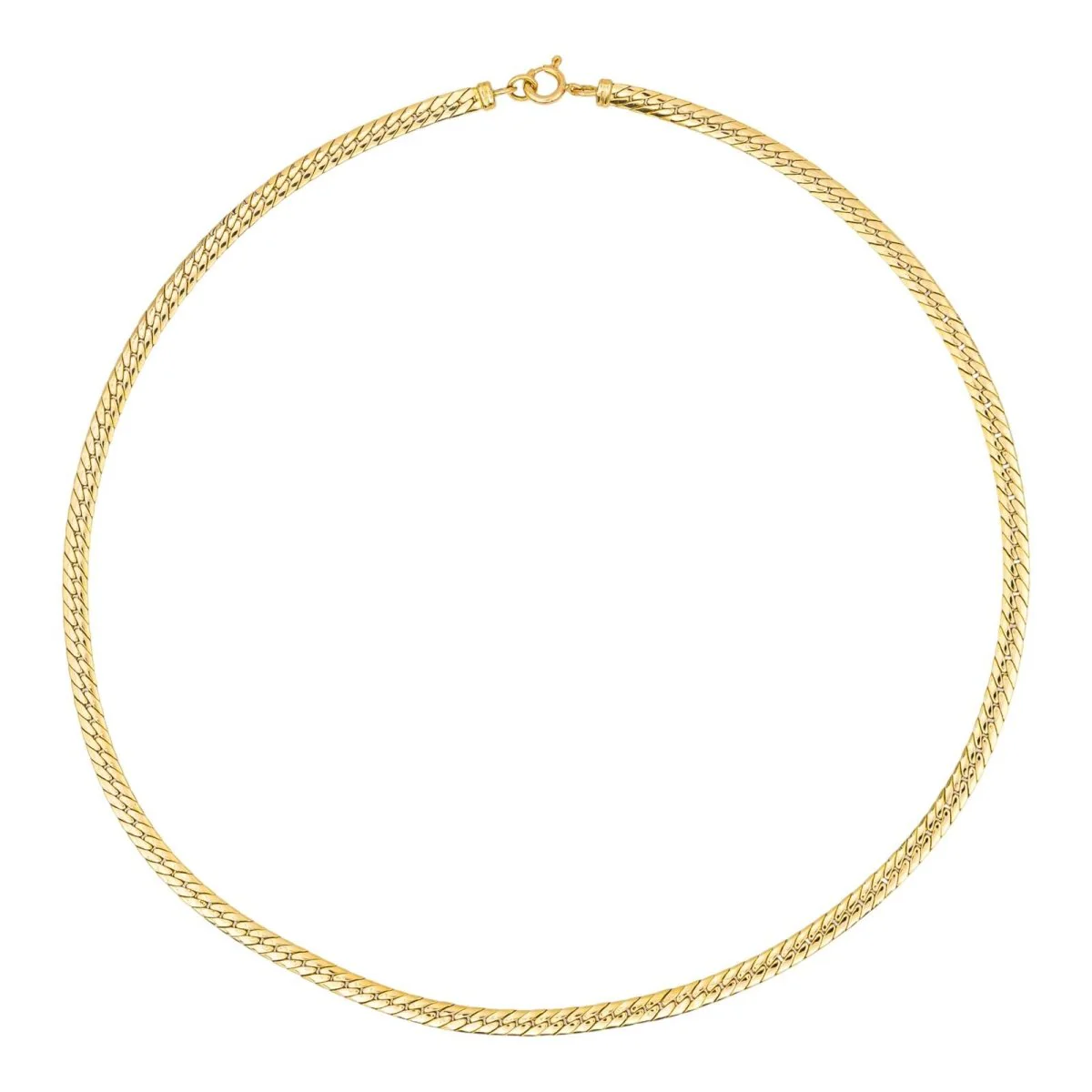 Maille necklace in yellow gold - Image 4