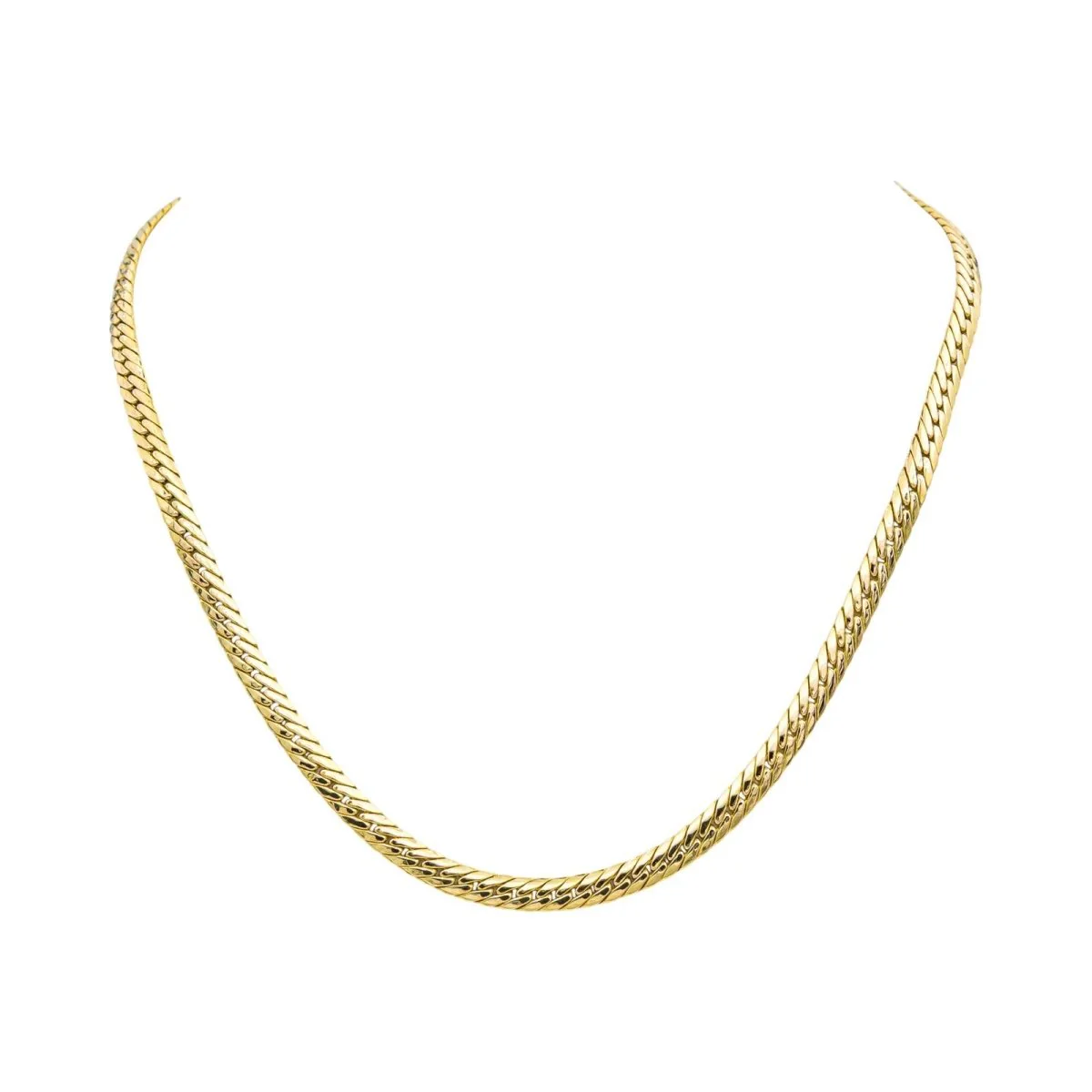Necklace Mesh in yellow gold