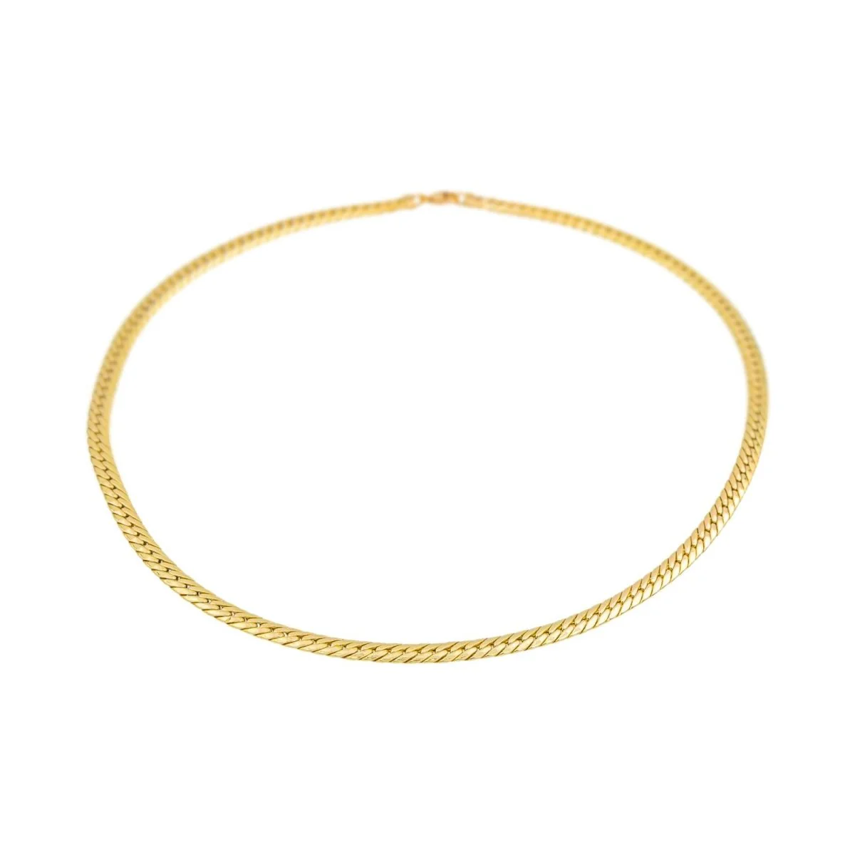 Necklace Mesh in yellow gold - Image 4