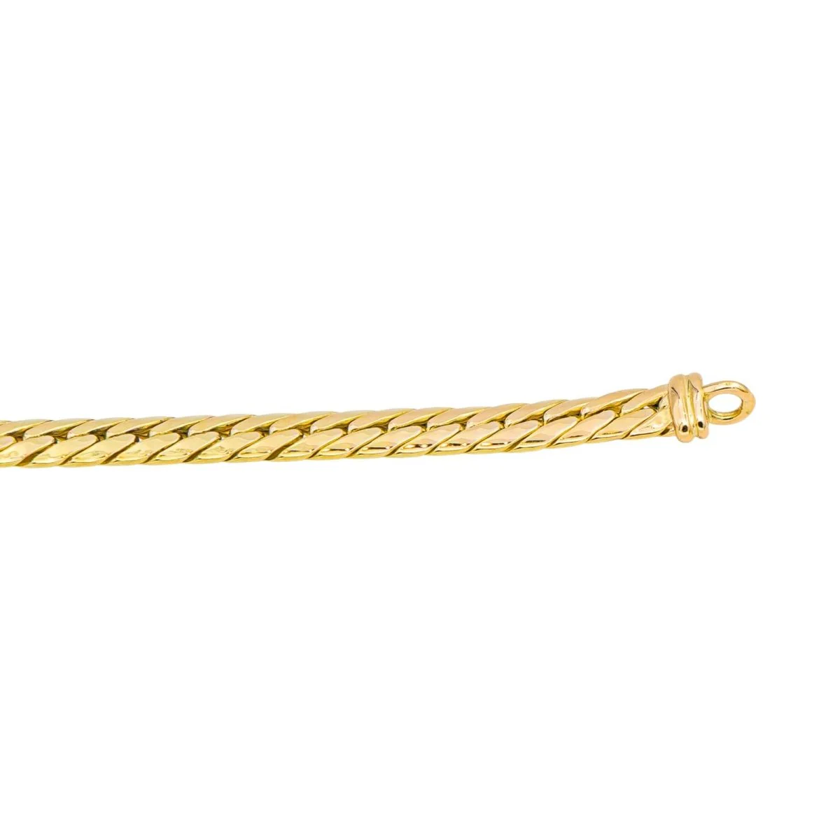 Necklace Mesh in yellow gold - Image 6