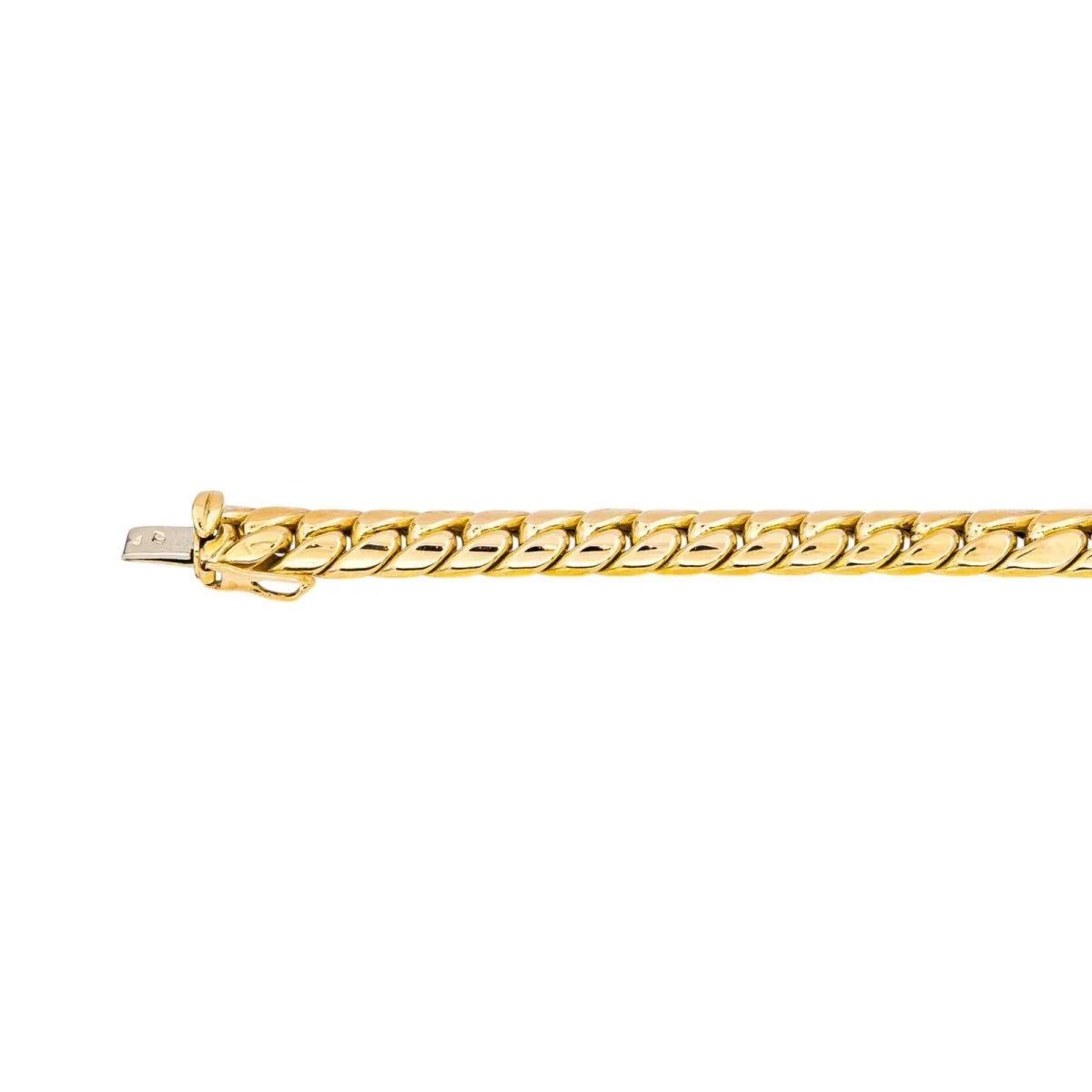 Necklace English mesh Yellow gold - Image 7
