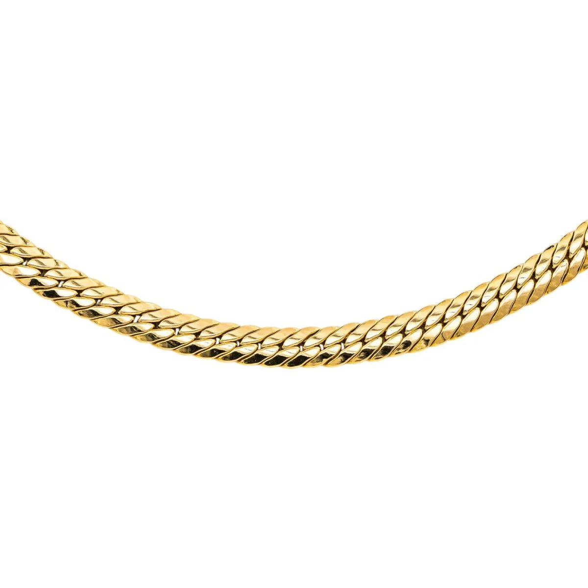 Link Necklace Yellow gold