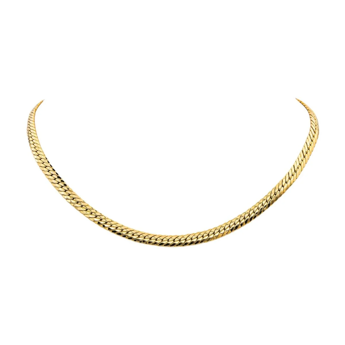 Link Necklace Yellow gold - Image 3