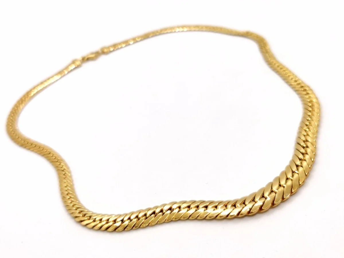 English mesh necklace Yellow gold - Image 7