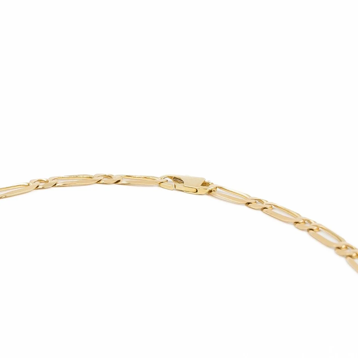 Horse mesh chain necklace in yellow gold - Image 5