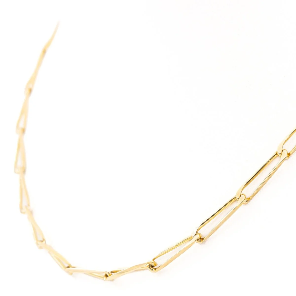 Horse mesh necklace Yellow gold - Image 5