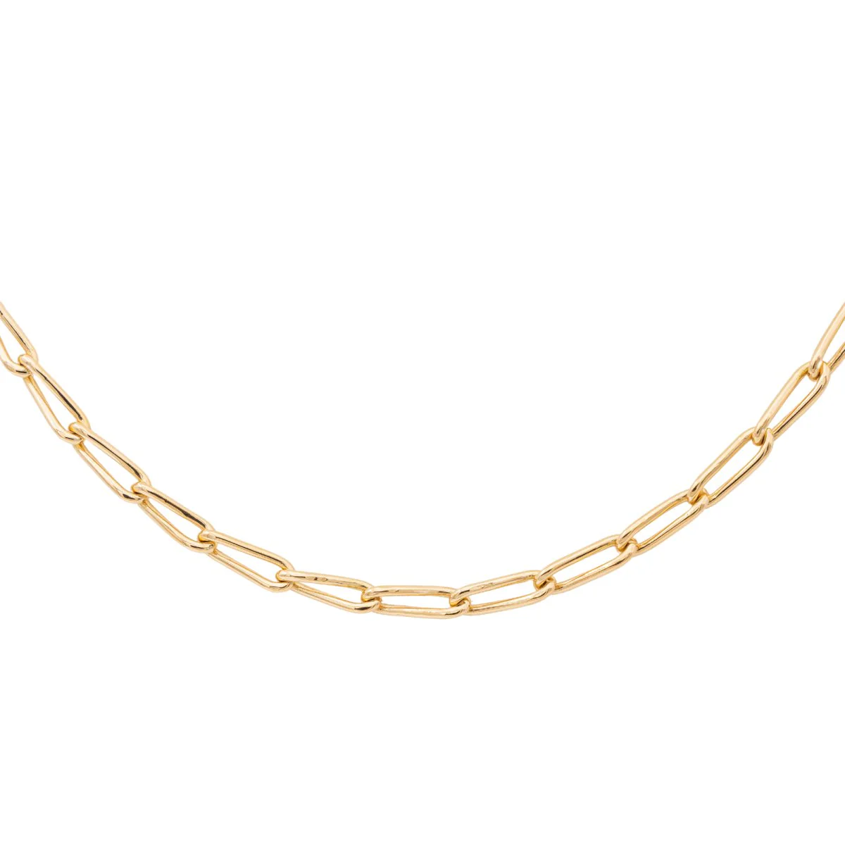 Horse mesh necklace in yellow gold - Image 2