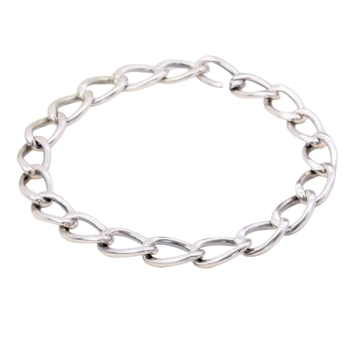 Silver Link Necklace - Image 3