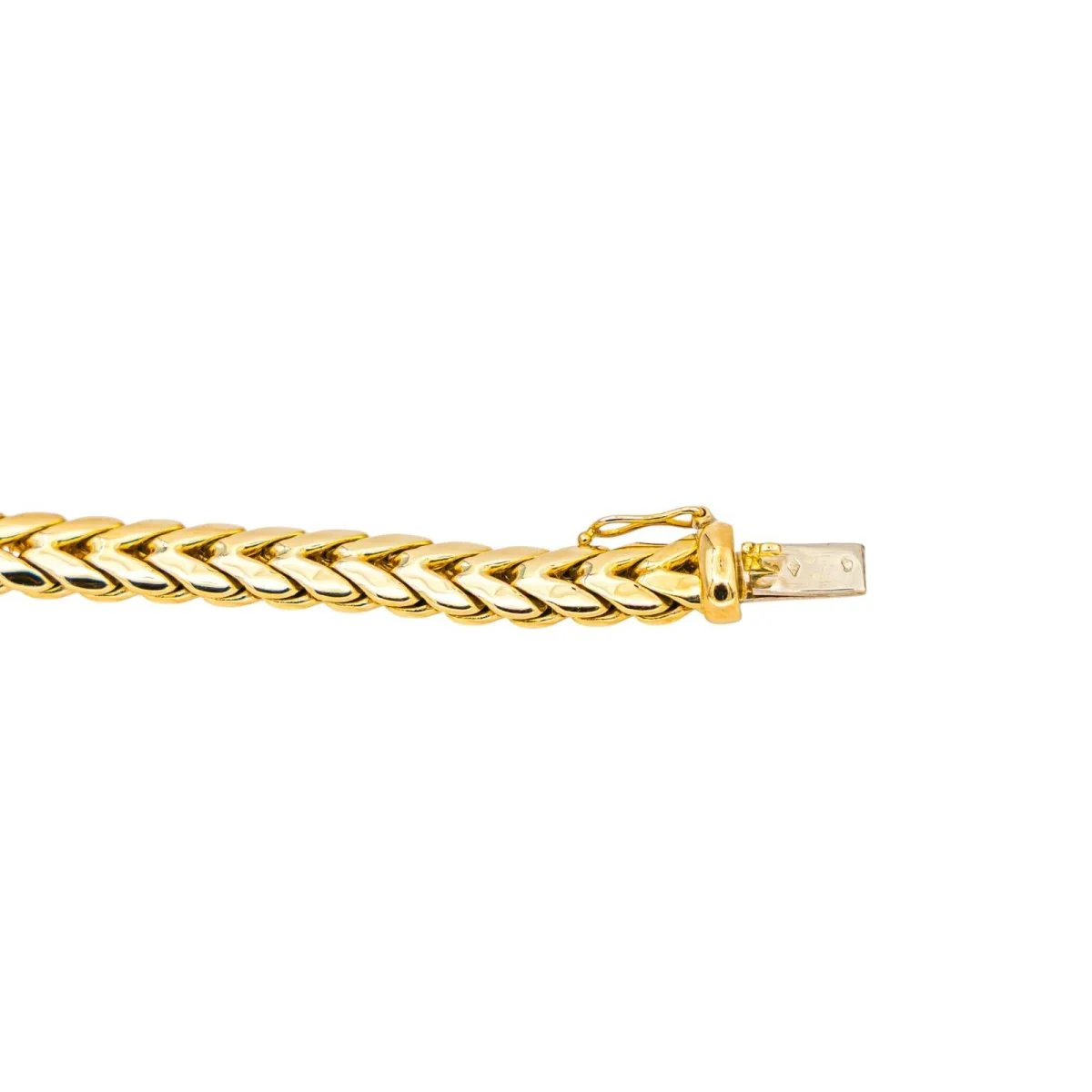 Necklace Mesh in yellow gold - Image 6
