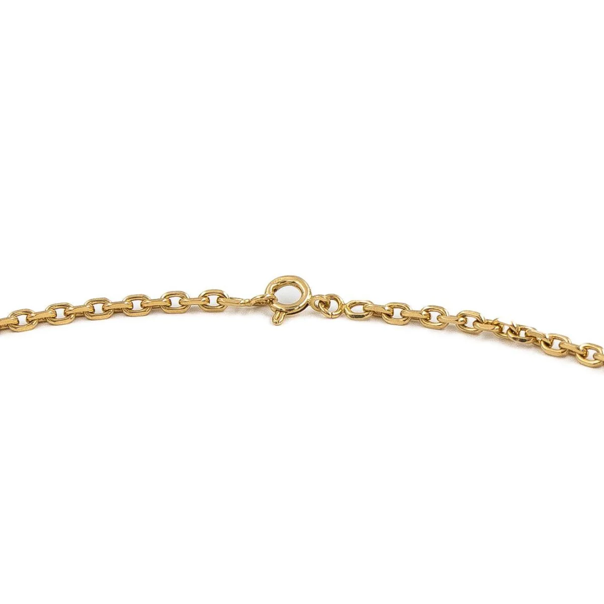 Cable link chain necklace in yellow gold - Image 6