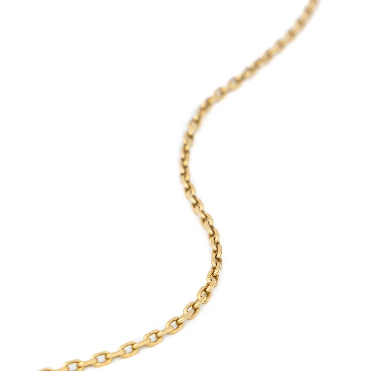 Cable link chain necklace in yellow gold - Image 6
