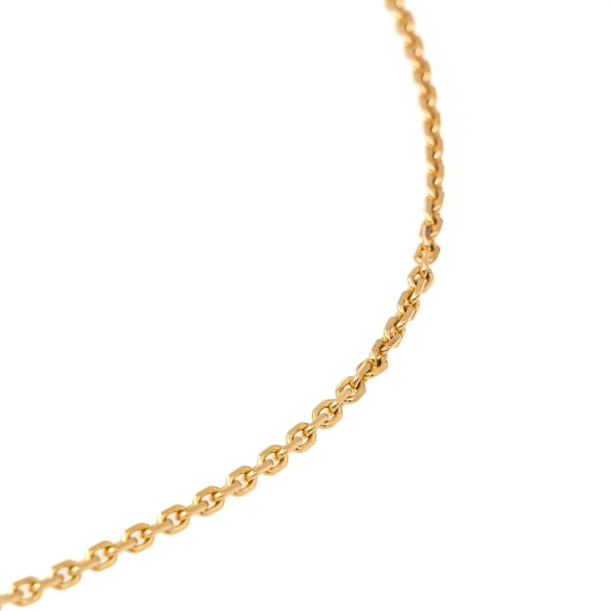 Cable link chain necklace in yellow gold - Image 6