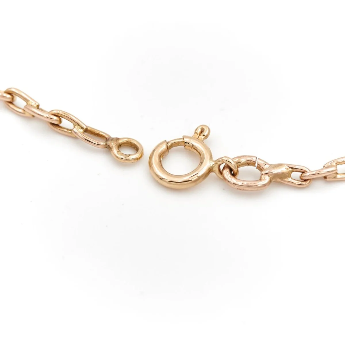 Yellow gold Linklace necklace - Image 5