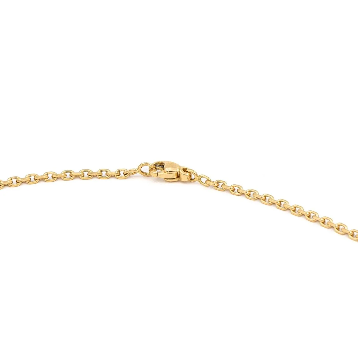 Yellow Gold Forçat Link Necklace - Image 4