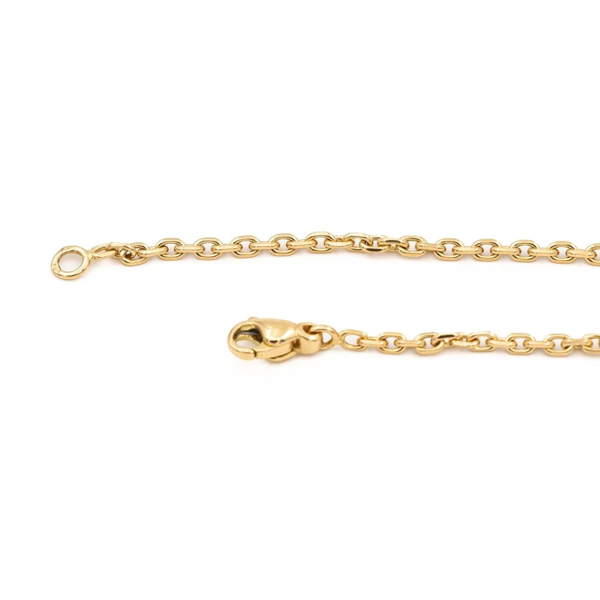 Yellow Gold Forçat Link Necklace - Image 6