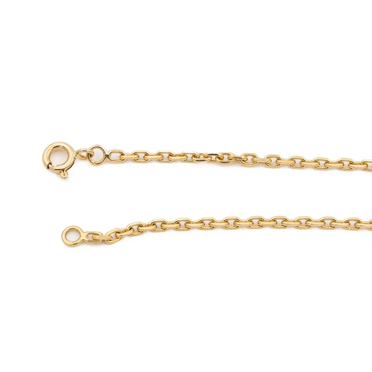 Cable link necklace Yellow gold - Image 6