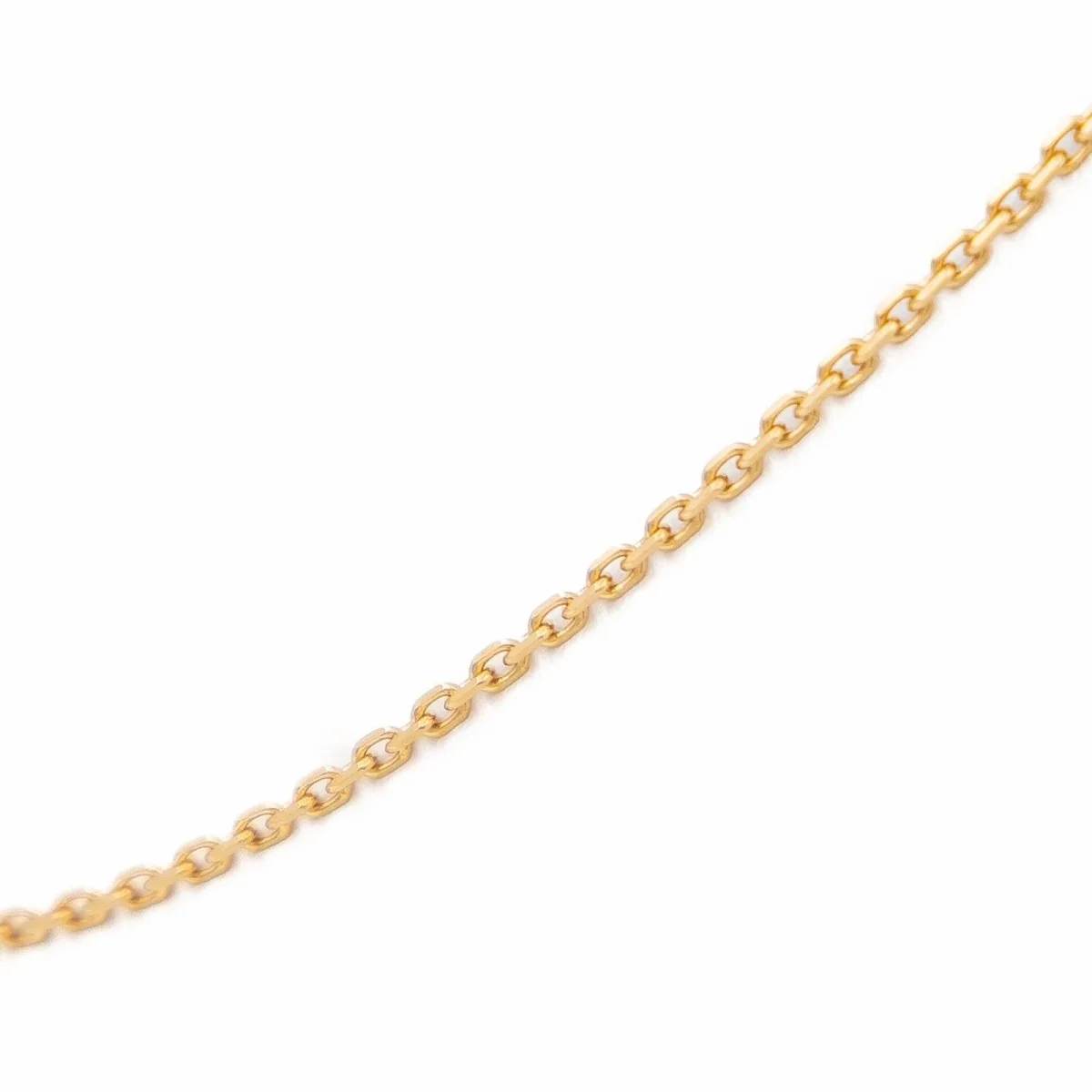 Cable link necklace Yellow gold - Image 5