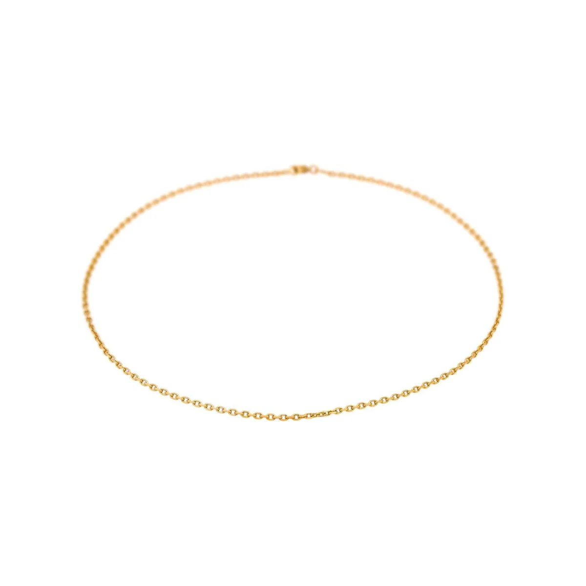 Yellow Gold Forçat Link Necklace - Image 4