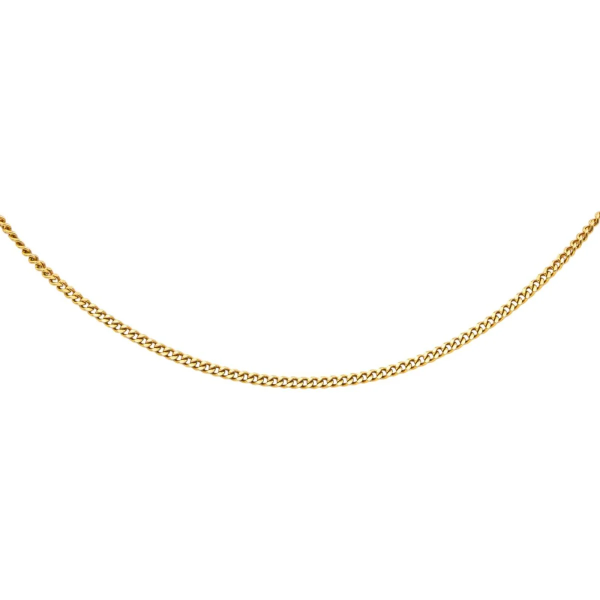 Necklace Maille gourmette Yellow gold