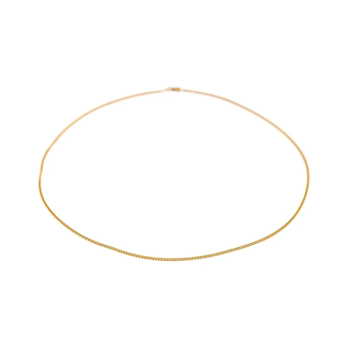 Necklace Maille gourmette Yellow gold - Image 4