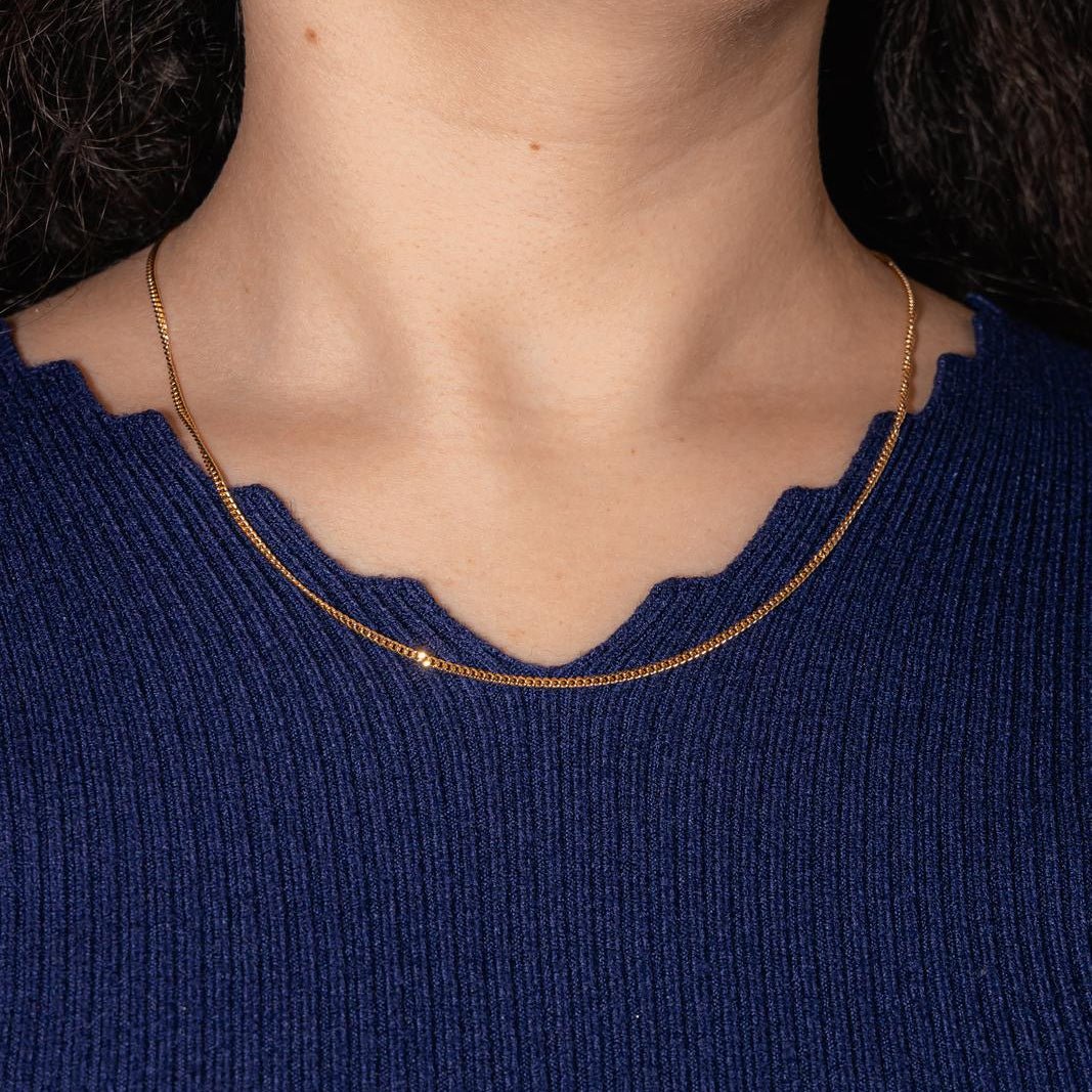 Maille necklace in yellow gold - Image 2