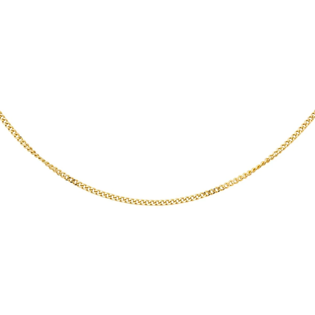 Yellow gold chain necklace - Image 3