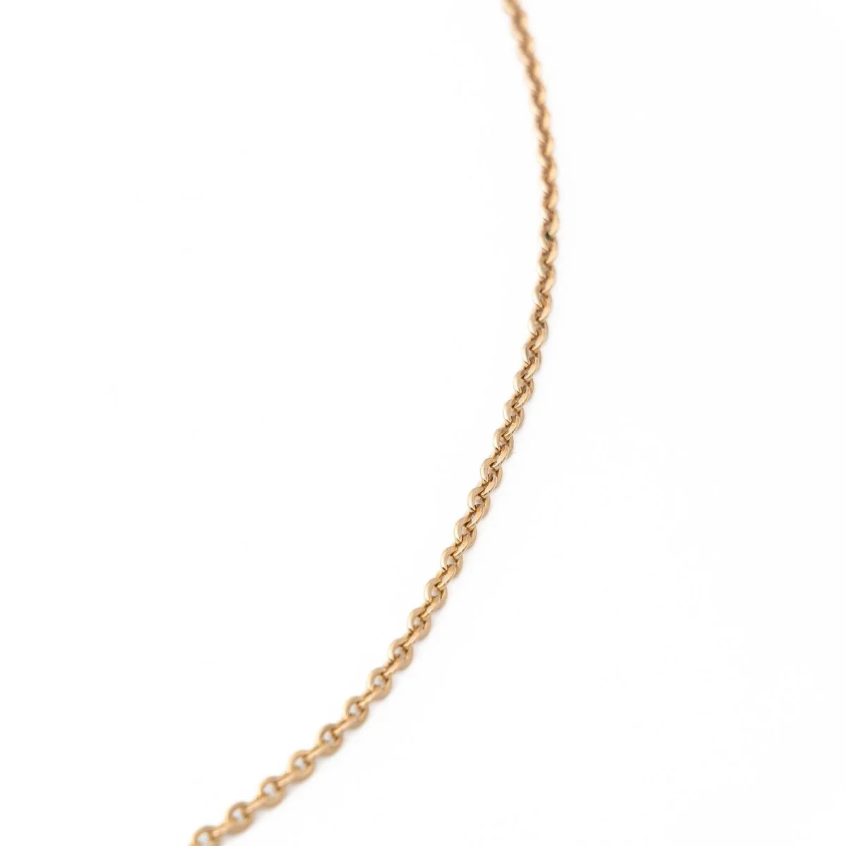 Yellow gold belcher chain necklace - Image 6