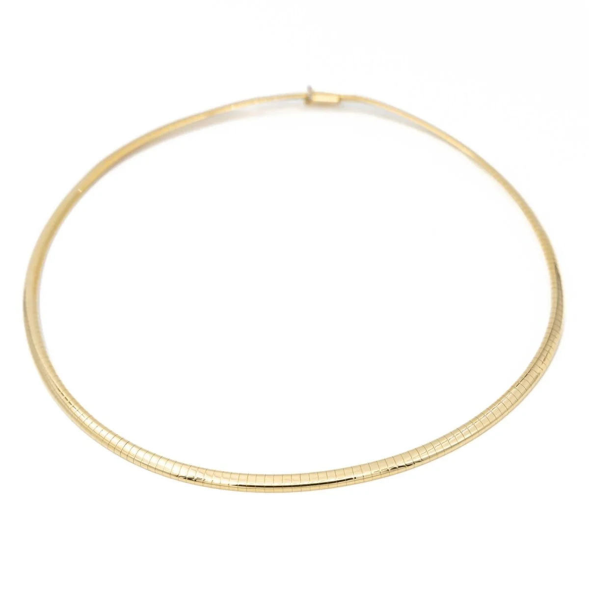 Maille omega necklace in yellow gold - Image 2