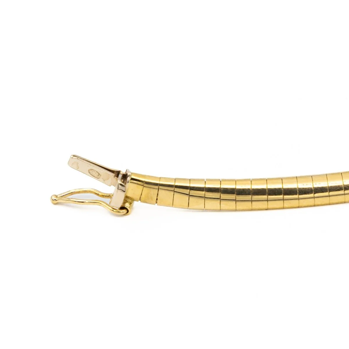 Maille omega necklace in yellow gold - Image 6