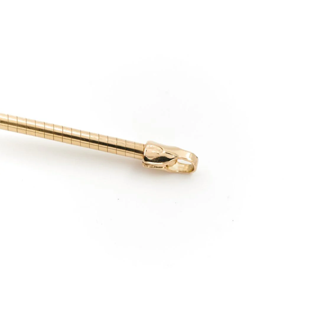 Maille omega necklace in yellow gold - Image 5