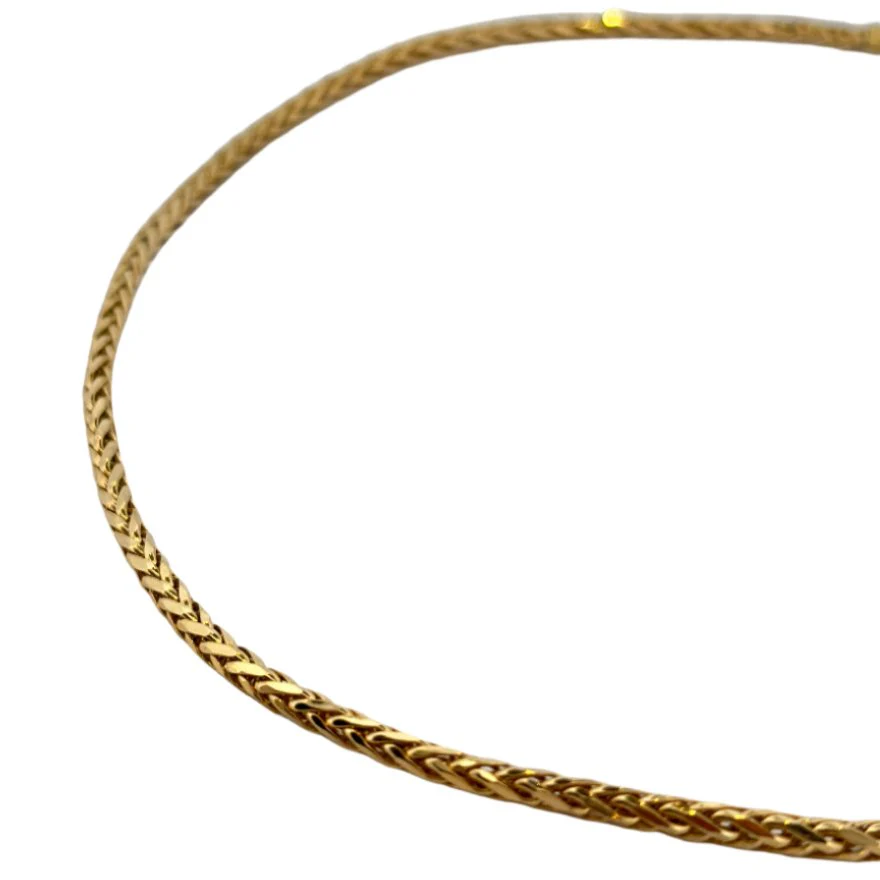 Maille Palmier necklace in yellow gold - Image 3
