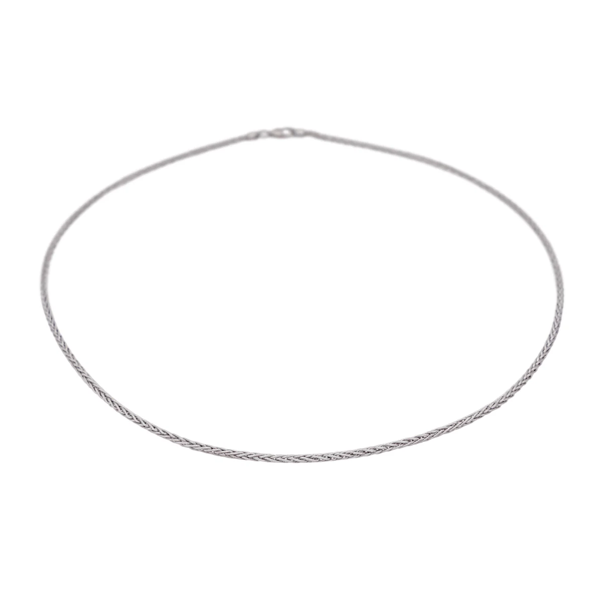 Necklace Mesh white gold - Image 3