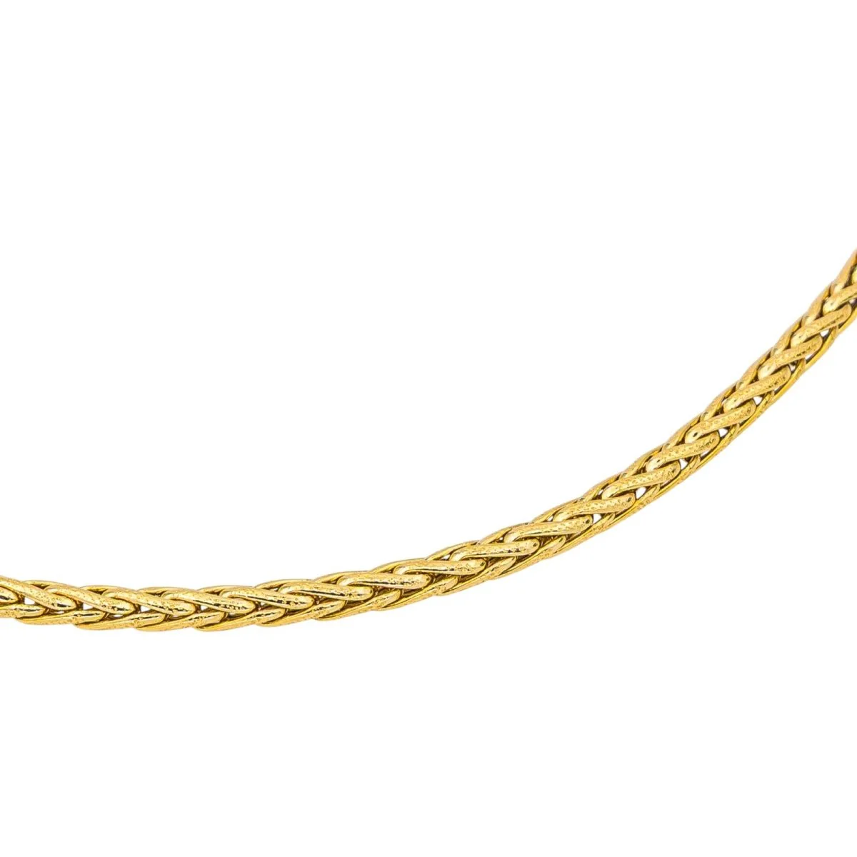 Yellow Gold Link Necklace - Image 5