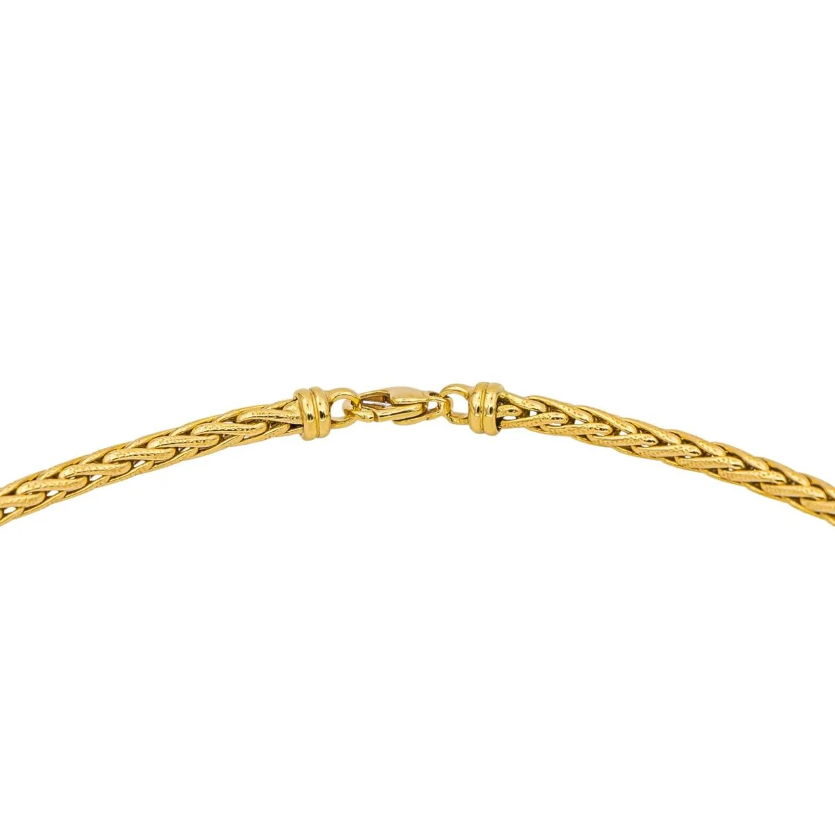 Yellow Gold Link Necklace - Image 7