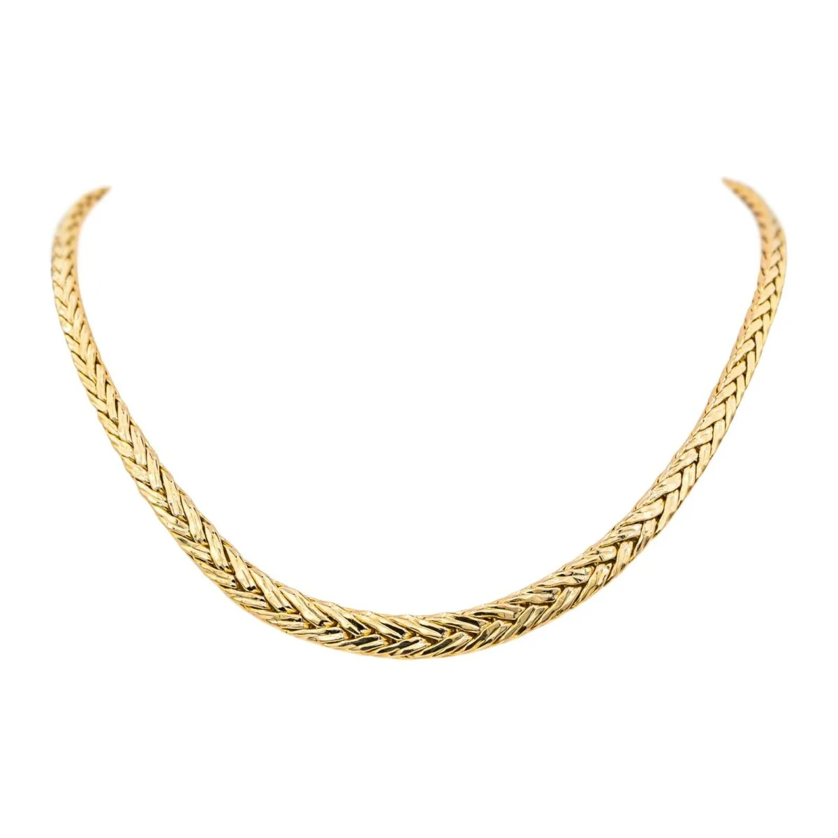 Maille necklace in yellow gold