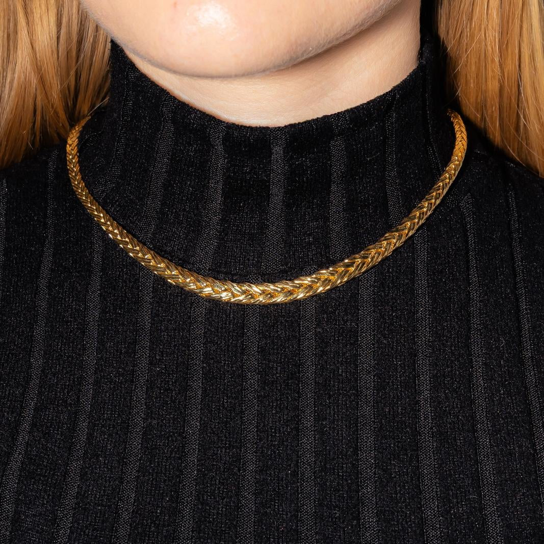 Maille necklace in yellow gold - Image 2