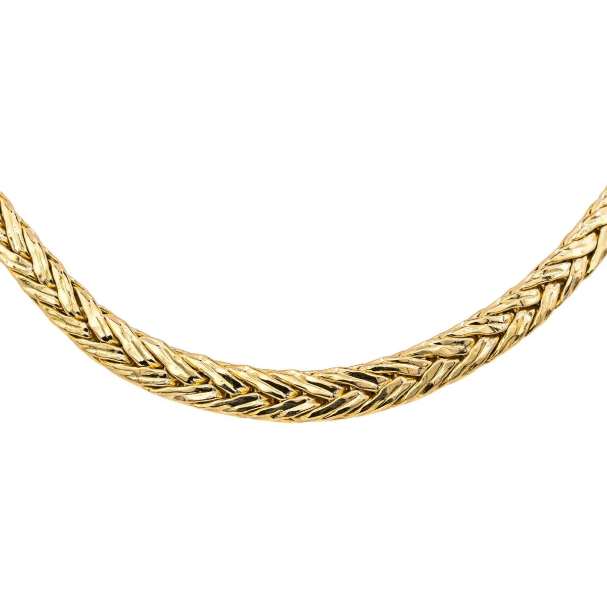 Maille necklace in yellow gold - Image 3