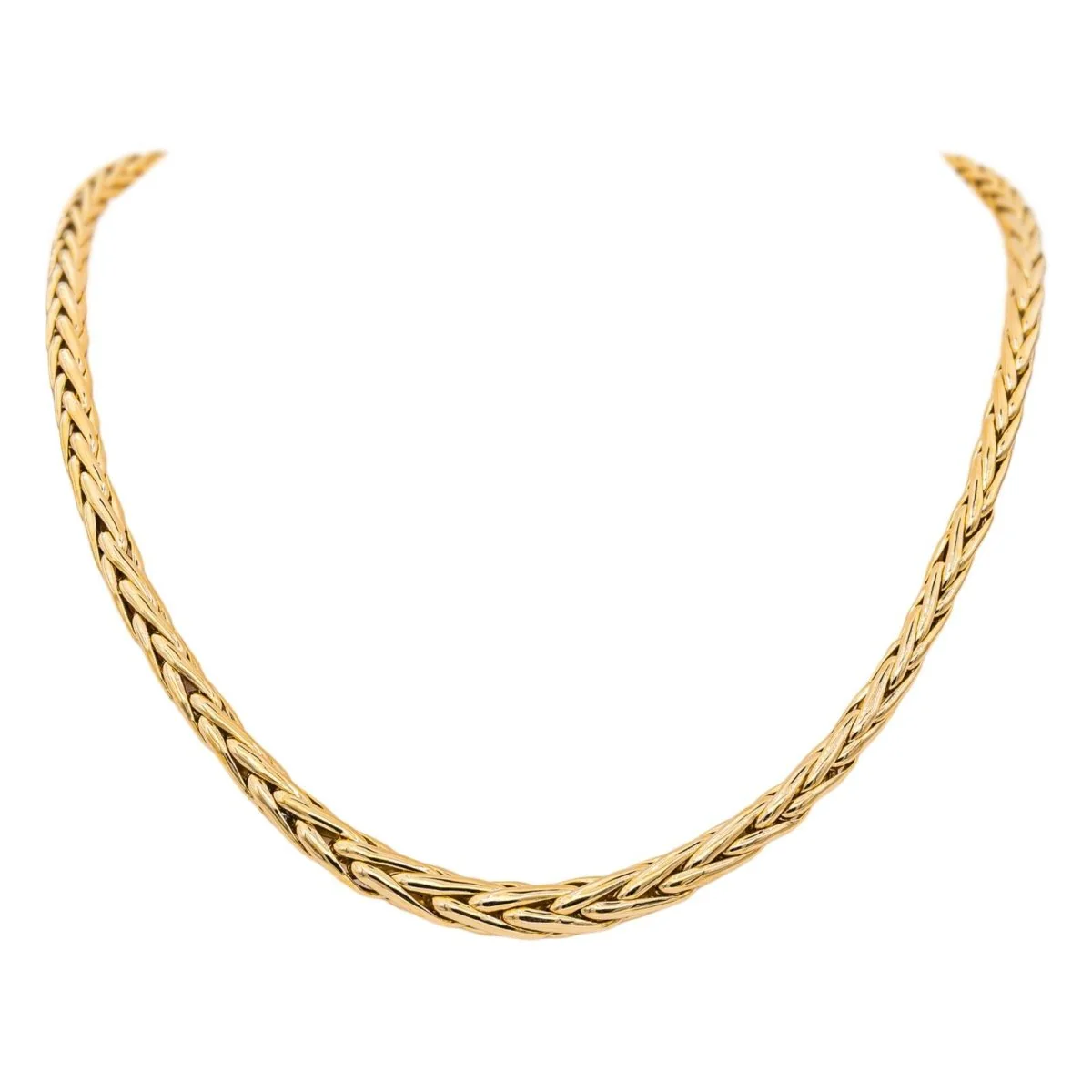 Maille necklace in yellow gold