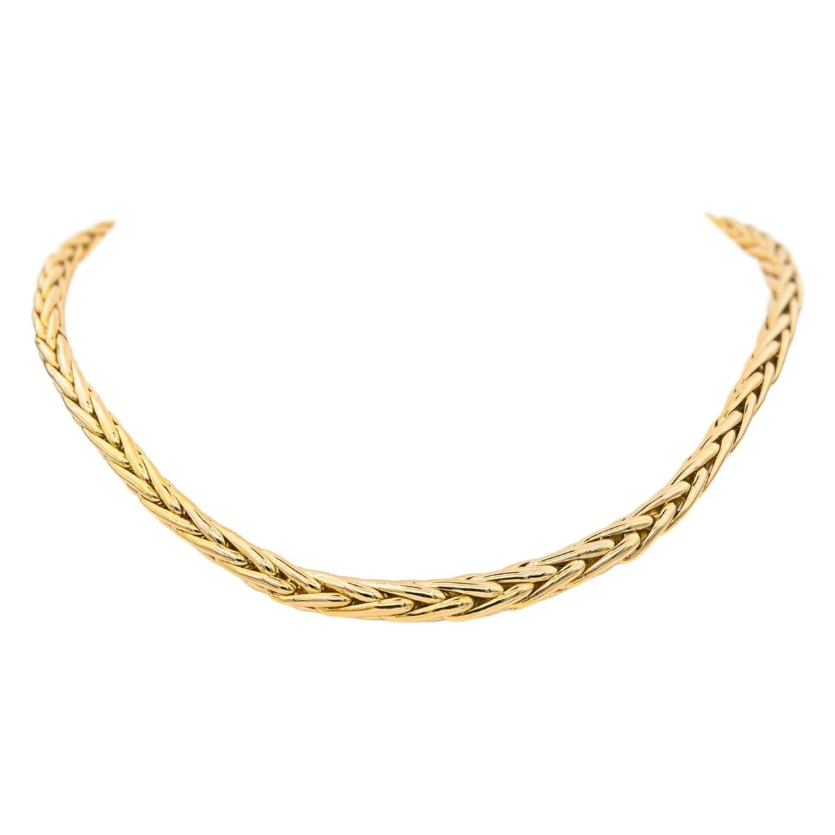 Necklace Mesh in yellow gold