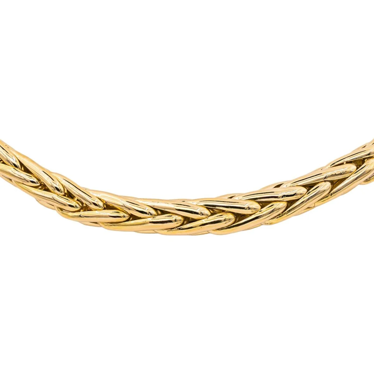 Necklace Mesh in yellow gold - Image 5